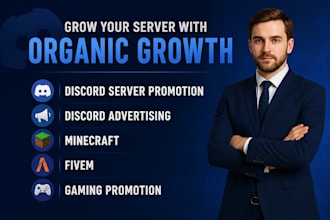 discord server promotion, discord advertising, minecraft, fivem,gaming promotion