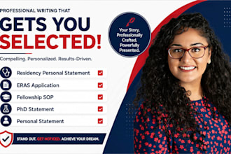 proofread your residency eras fellowship application phd sop personal statements