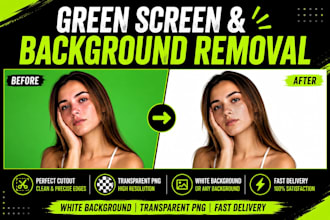 remove background, green screen, and make transparent png