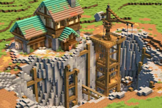 build minecraft maps, minecraft spawn worlds and hubs, lobbies, minigame maps