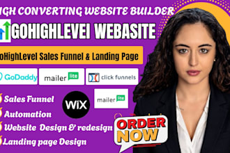 gohighlevel website design gohighlevel landing page go highlevel sales funnel