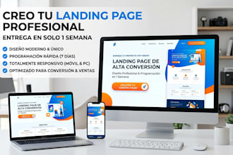 do a landing page for a web