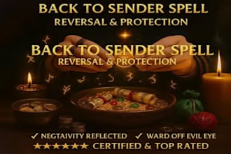 cast  return to sender, ritual send back all negative energies, protection spell