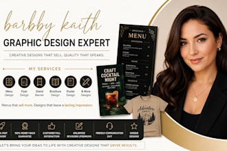 design promo poster, flyer, brochure, for any business, occasion, social media