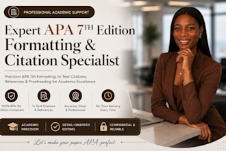 professionally edit and format papers in apa 7th edition