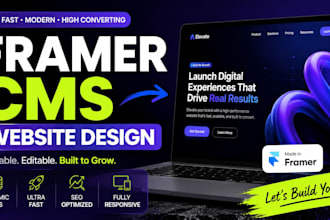 build a premium framer cms website with dynamic pages and blog