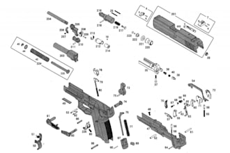 do 3d cad airsoft part and accessories product design