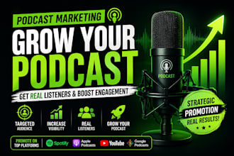 promote your podcast and grow real targeted listeners