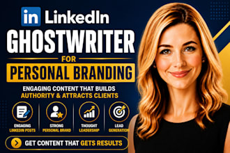 be your linkedin ghostwriter for personal branding posts
