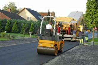 design asphalt contractor, pavement management road and customer portal system