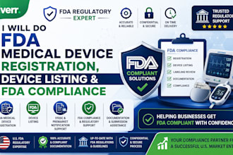 do fda medical device registration, device listing and fda compliance
