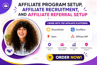 setup affiliate referral affiliate recruitment affiliate for awin, shareasale