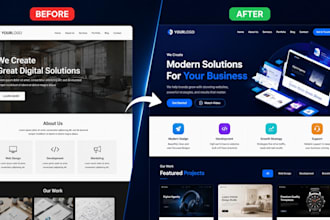 wordpress website business redesign or redesign wordpress with elementor