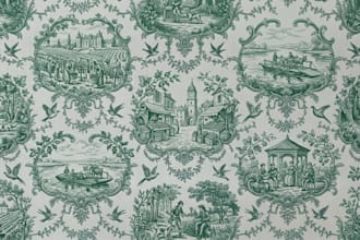 design a seamless toile de jouy pattern fabric design for textile or wallpaper