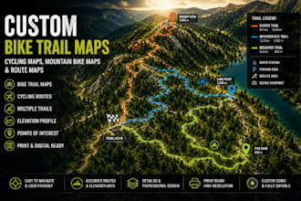 design hiking map bike trail maps cycling maps mountain bike maps and route maps