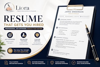 write a professional ats optimized resume the gets you hired