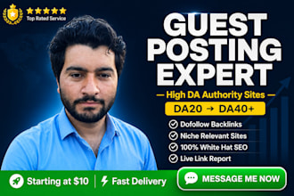 build niche backlinks via quality guest posts