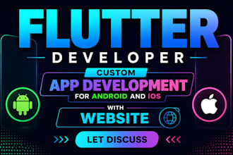 be your expert flutter app developer for android and ios
