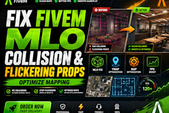 fix fivem mlo collision flickering props and optimize mapping