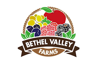 design bethel organic valley farms logo for you