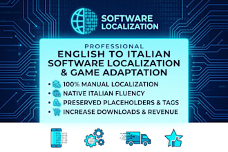localize and translate your app and games to italian