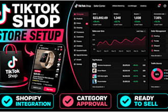 do tiktok shop setup instagram shop facebook shop promotion