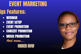 promote event promotion, event marketing, event planning, eventbrite, concert