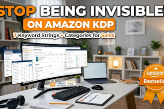 optimize your amazon KDP book keywords and categories for sales