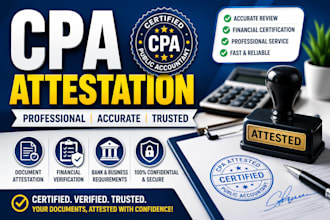 prepare CPA letters for immigration, loans, and banking