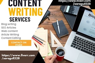 be your expert content writer for blogs, articles and product description