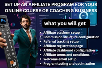 set up an affiliate program for your online course or coaching business