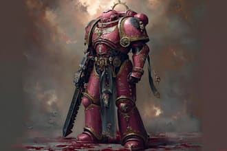 create warhammer 40k art