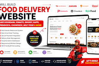 build doordash zomato swiggy rappi pedidosya chowdeck bolt food delivery website