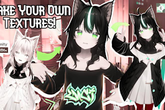 customize vrchat avatar, edit outfit, add toggles avatar upgrades and physbones