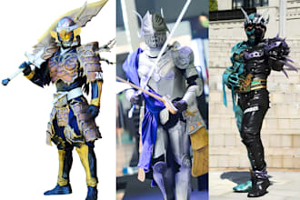 do 3d wearable cosplay creation anime cosplay armor eva foam fabric 3d printing