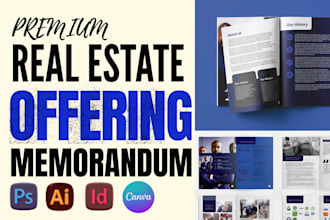 design commercial real estate offering memorandum cre investor property brochure