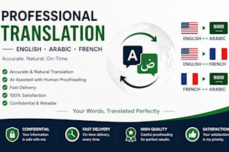 write SEO blog articles and translate english french arabic professionally