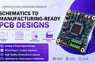 design pcb layout and schematics, pcb design analog circuit design using kicad