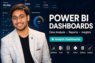 build professional power bi dashboards and analyze your data