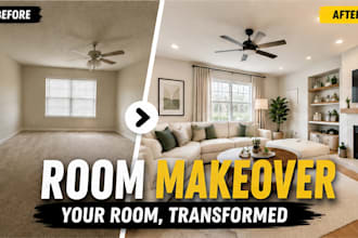 create a realistic room makeover from your photo