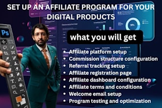 set up an affiliate program for your digital products