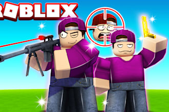 create roblox gfx, roblox icon, roblox logo and roblox game thumbnail