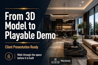 convert your sketchup or 3d model into a playable walkthrough