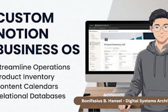 design a custom notion workspace and business os