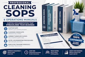 create professional housekeeping sops