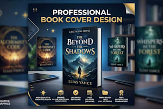 do book cover design, ebook cover design, amazon KDP book cover