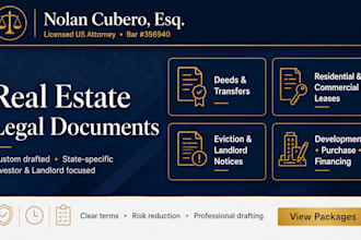 draft real estate deeds, property transfers, and assignment document