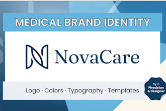 design a professional medical clinic logo and brand identity