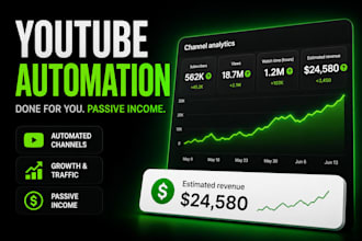 build and manage faceless youtube automation channel
