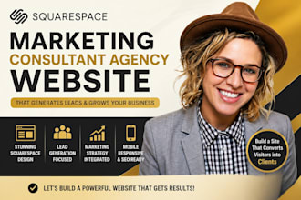 build squarespace marketing consultant agency lead generation business website